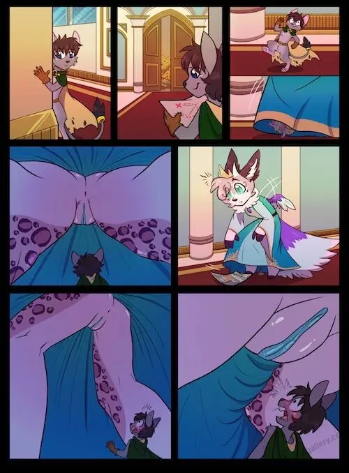 Queen Rebby's Pass Time porno comics Cover
