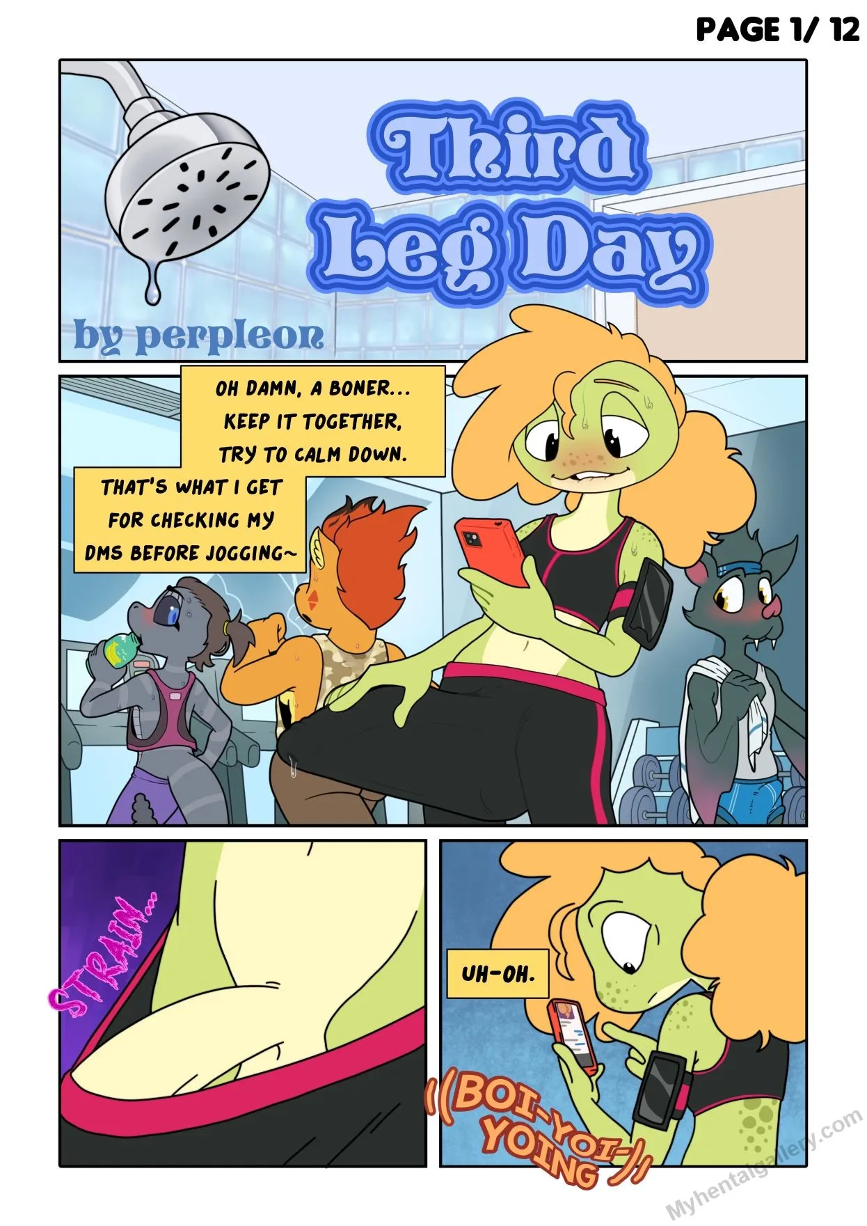 Third Leg Day porno comics