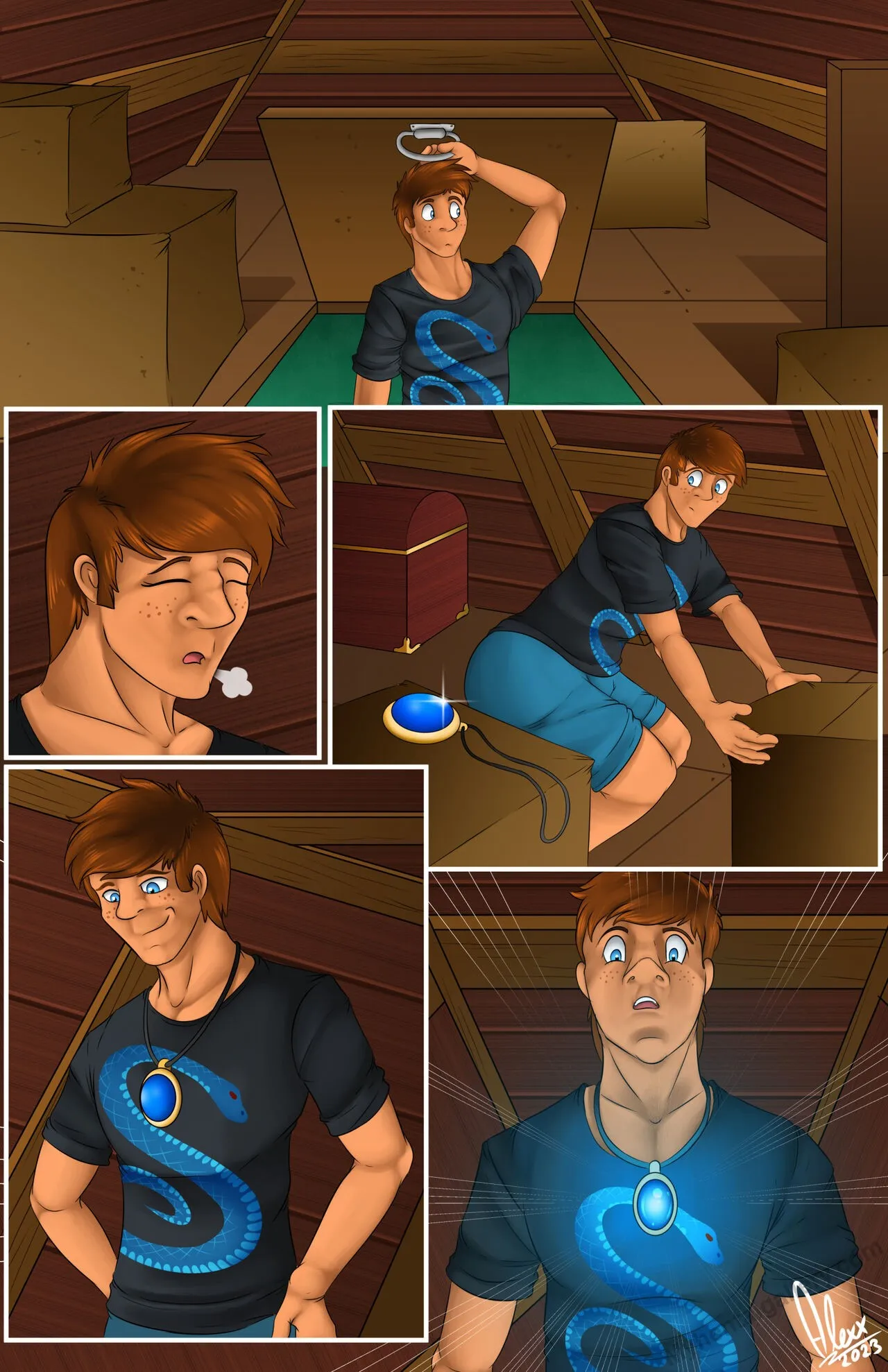 The Snake Gem porno comics Cover