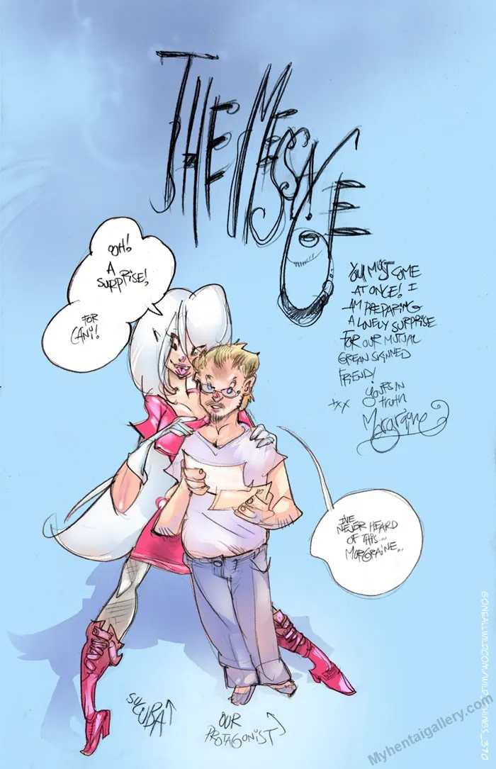 The Message 1 porno comics Cover