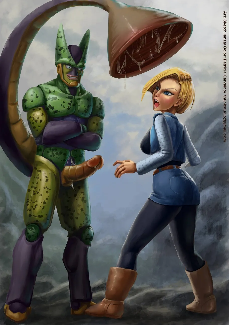 Cell Absorbs Android 18 porno comics