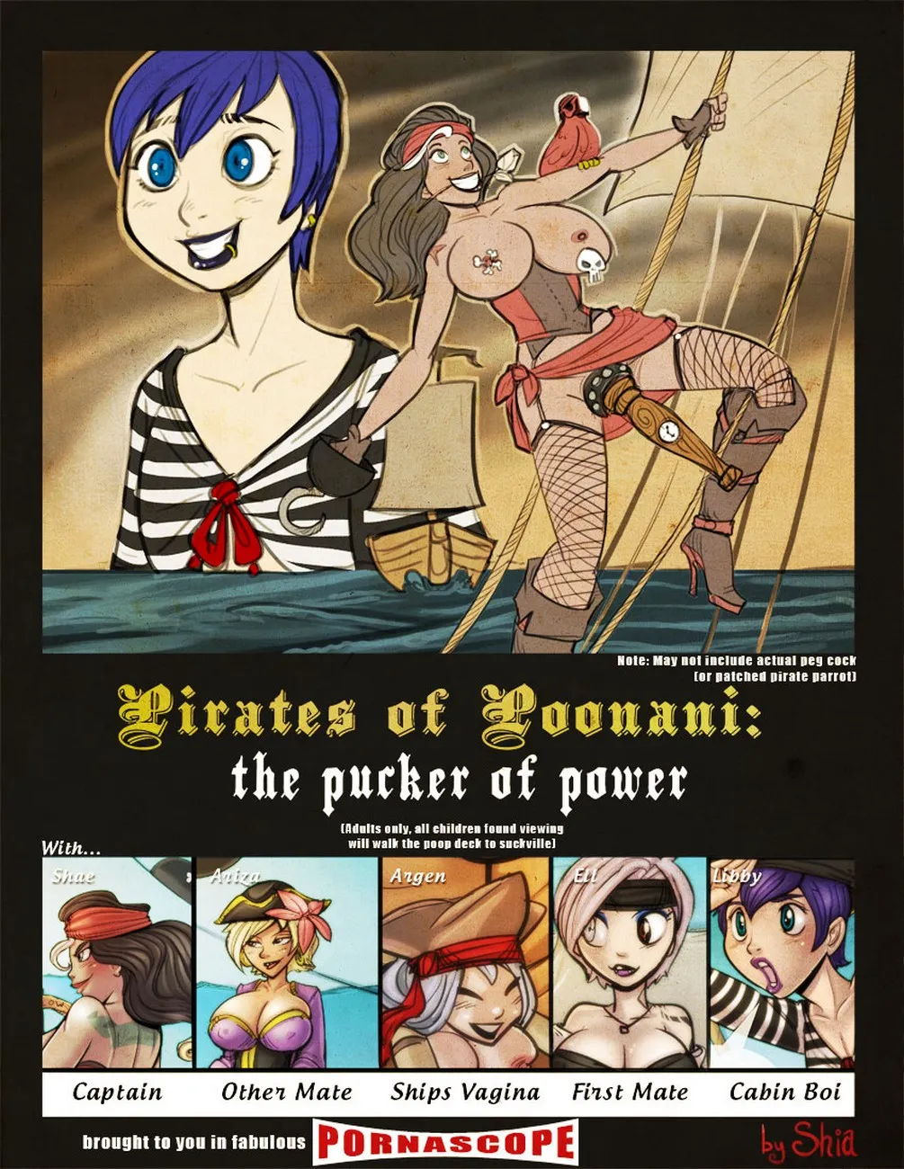 Pirates Of Poonani - The Pucker Of Power porno comics