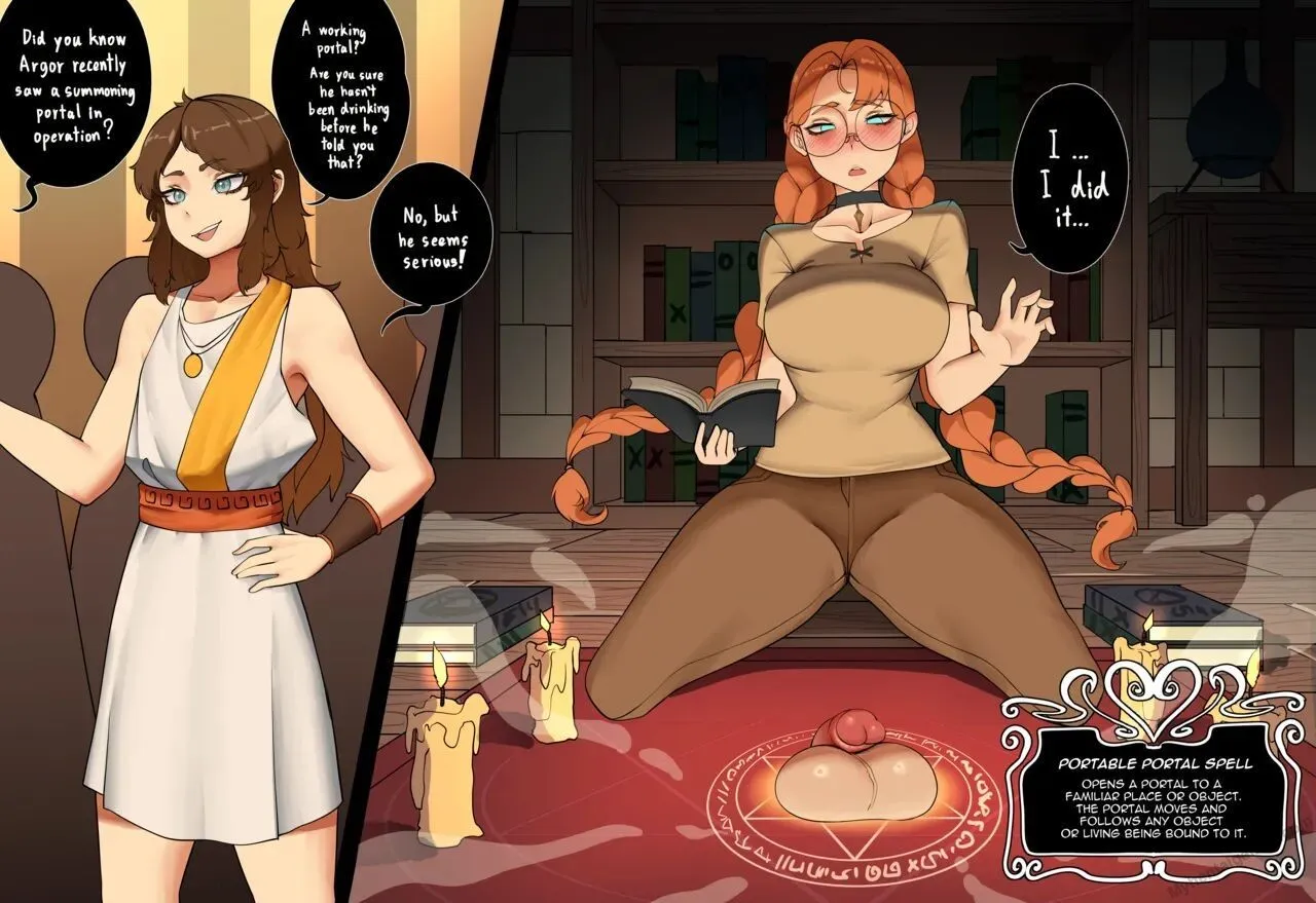 Portal Training porno comics Cover