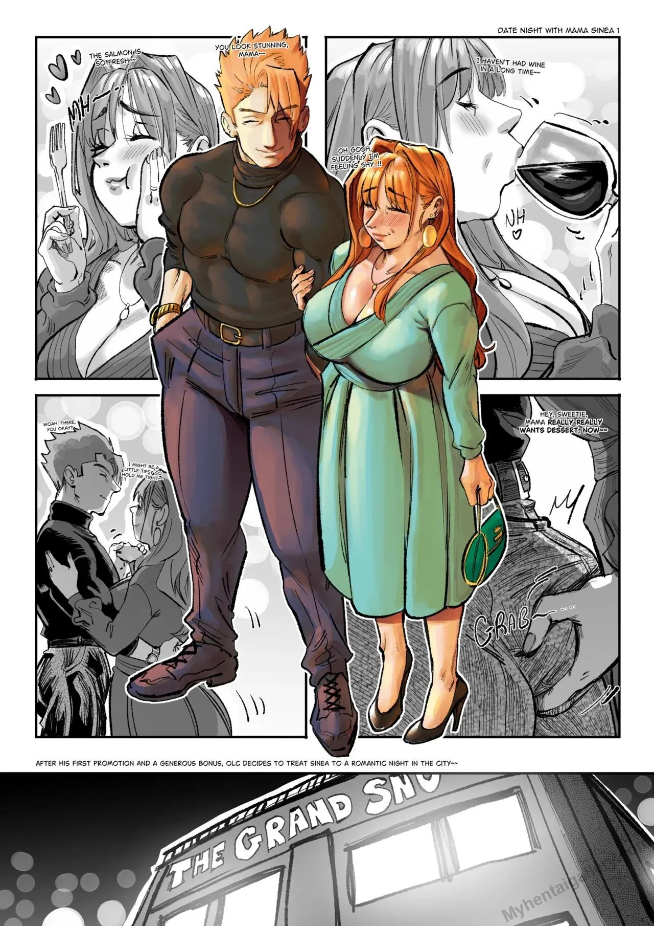Heaven Or Hell - Date Night With Mama Sinea porno comics Cover