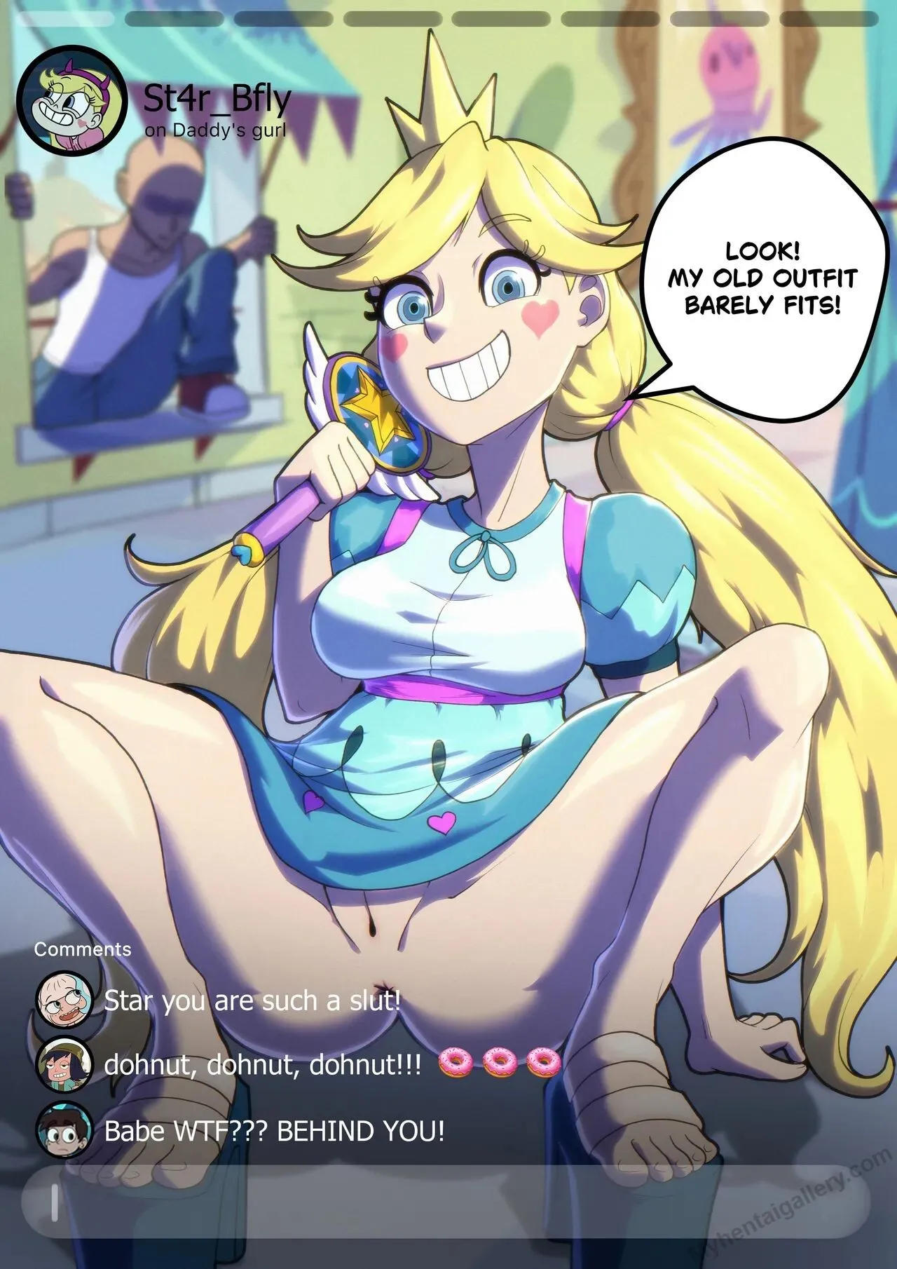 Star's Non-Con Livestream porno comics