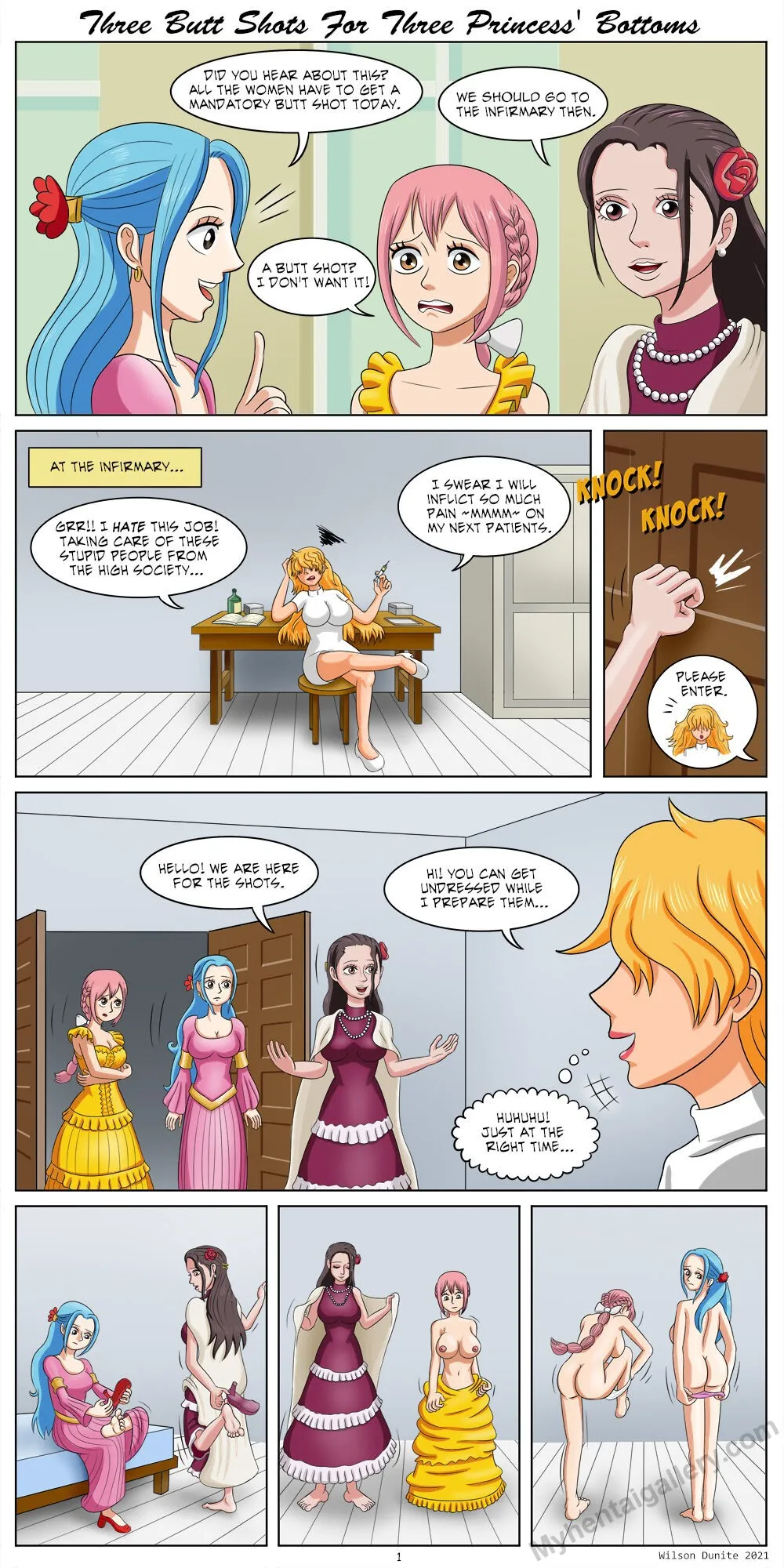 Three Shots porno comics
