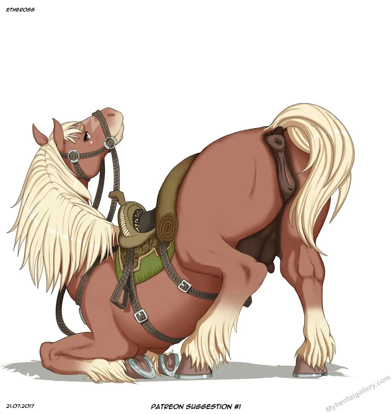 Epona x Werewolf Link porno comics