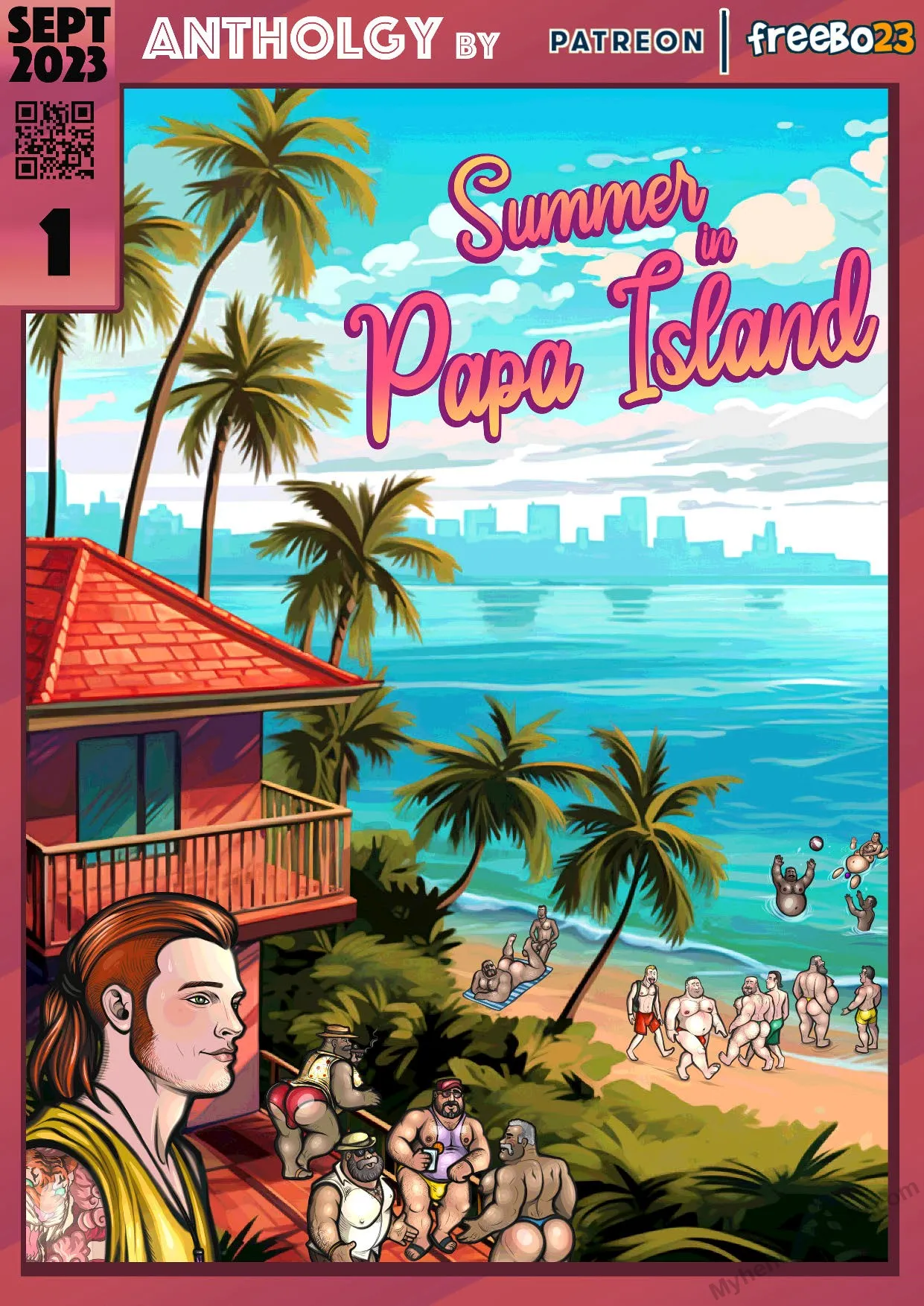 Summer In Papa Island 2 - Juicy Melons porno comics Cover
