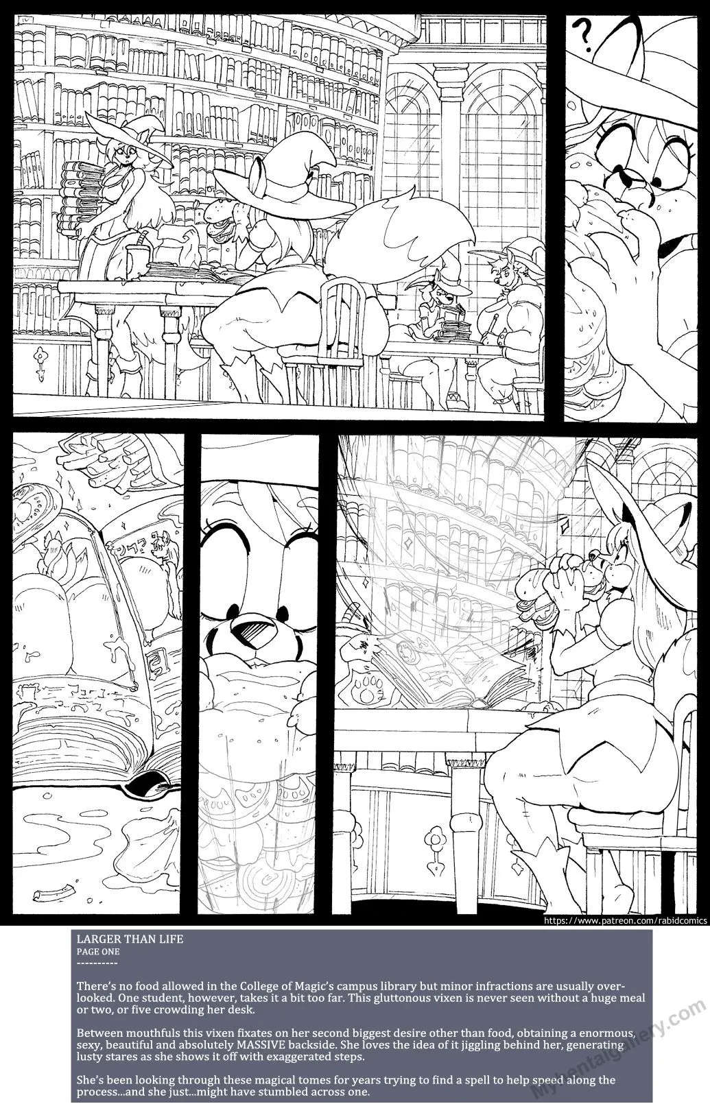 Larger Than Life porno comics Cover
