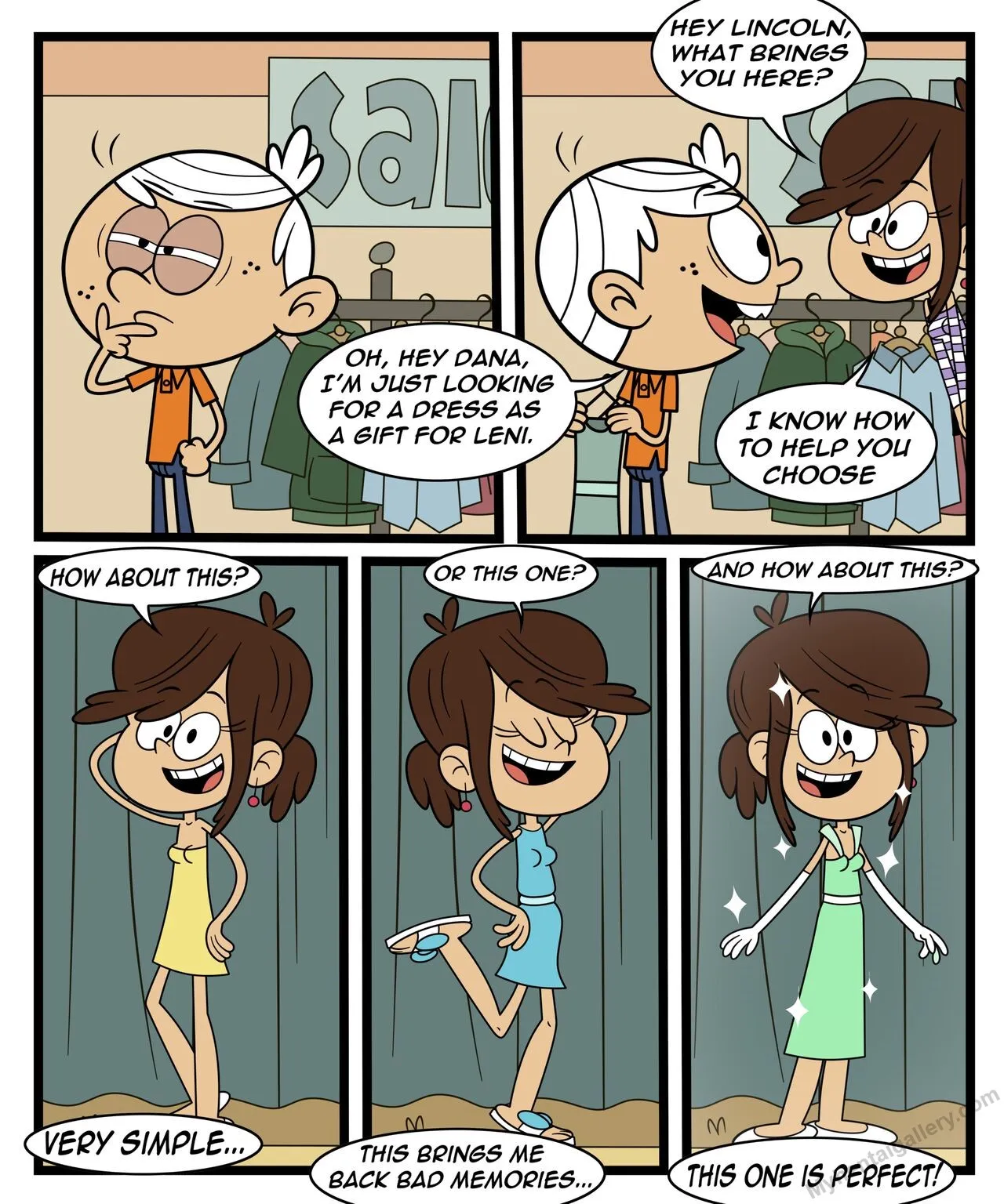 Lincoln x Dana 1 porno comics