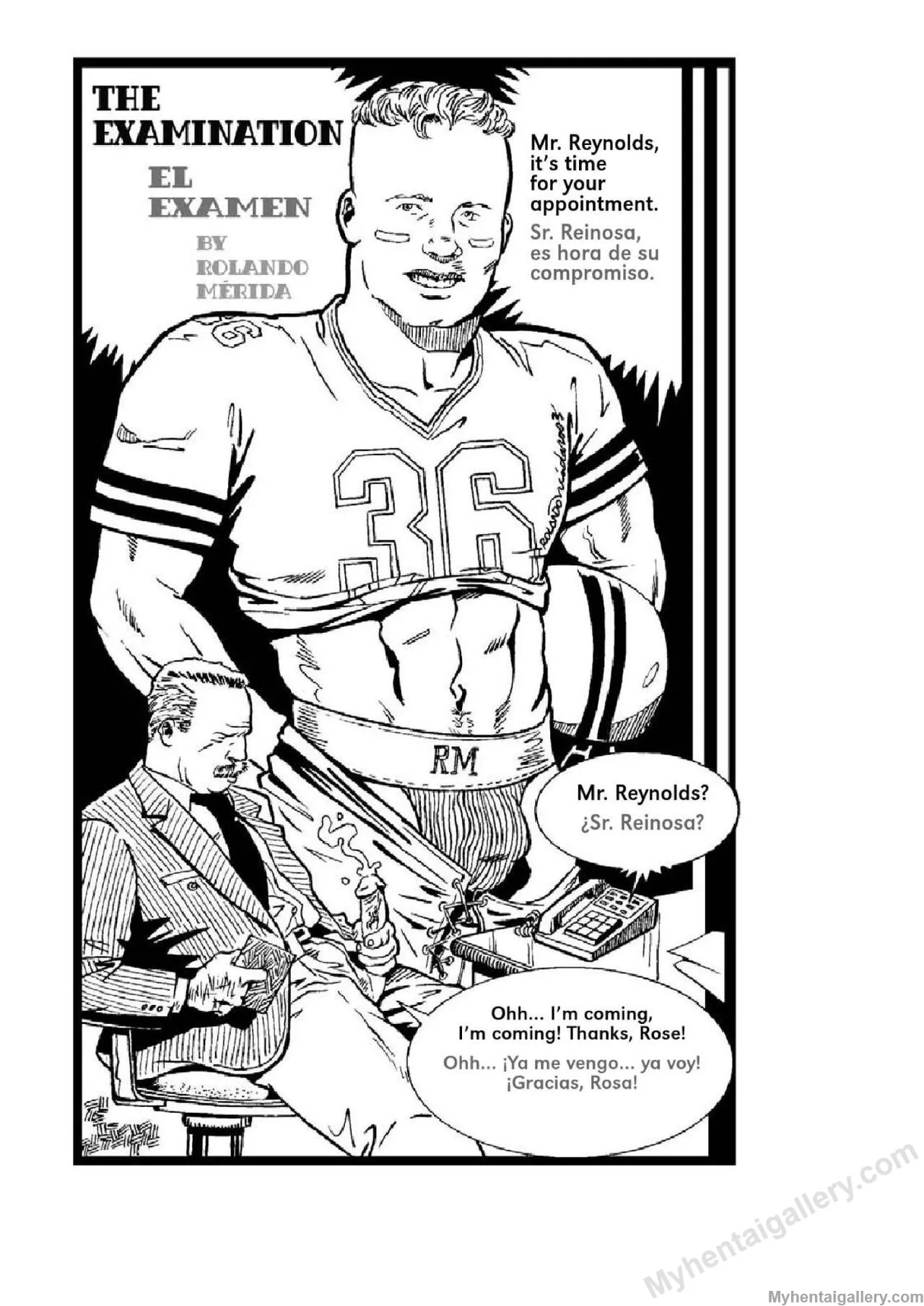 The Exam 1 porno comics Cover