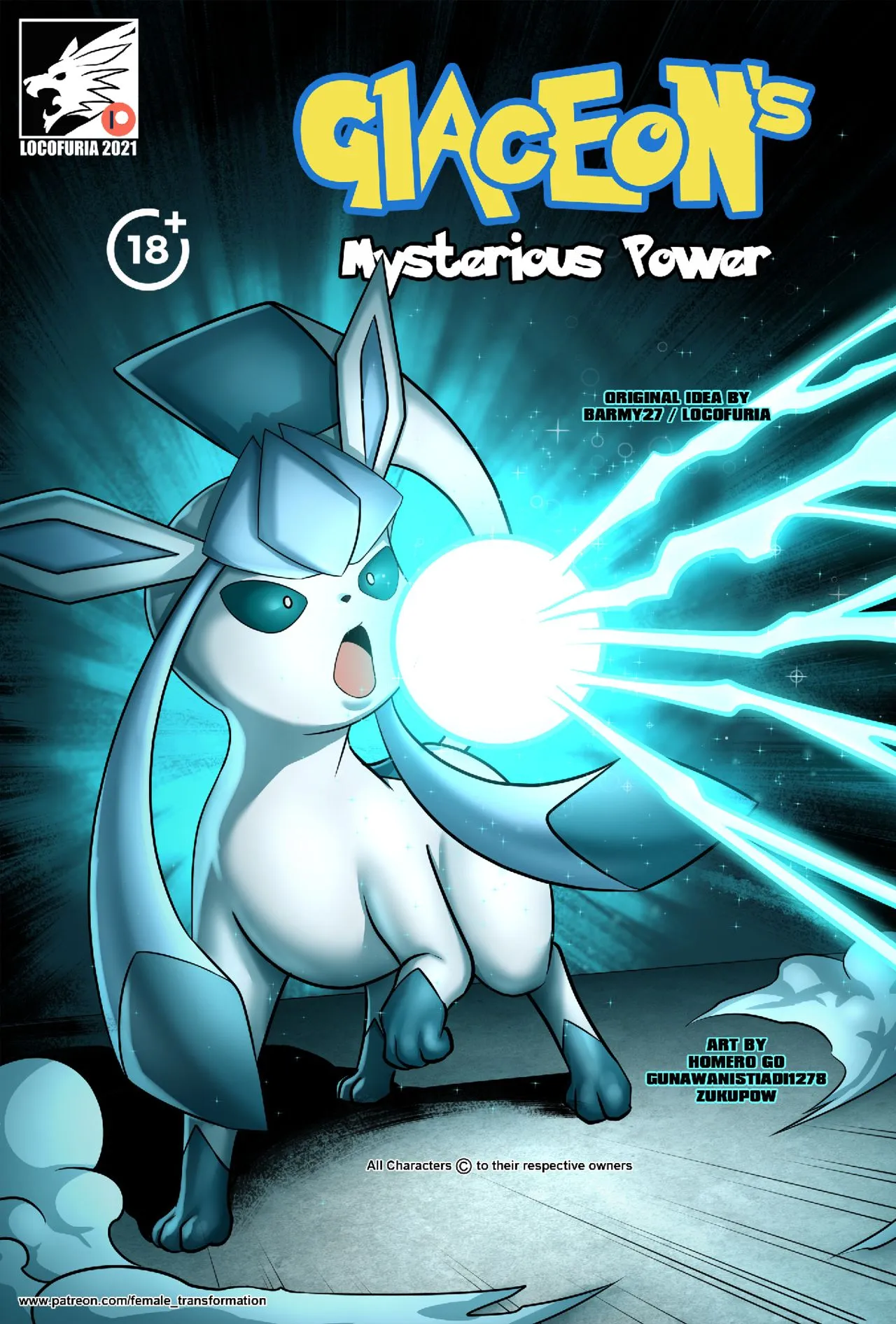 Glaceon's Mysterious Power porno comics