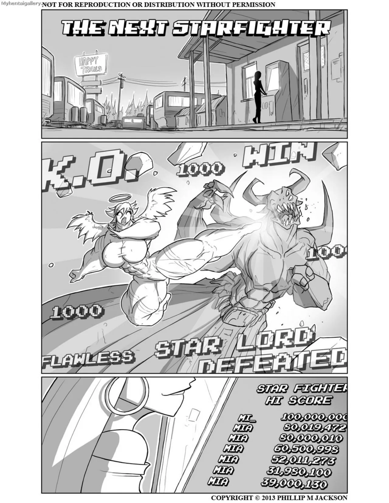The Next Starfighter porno comics Cover