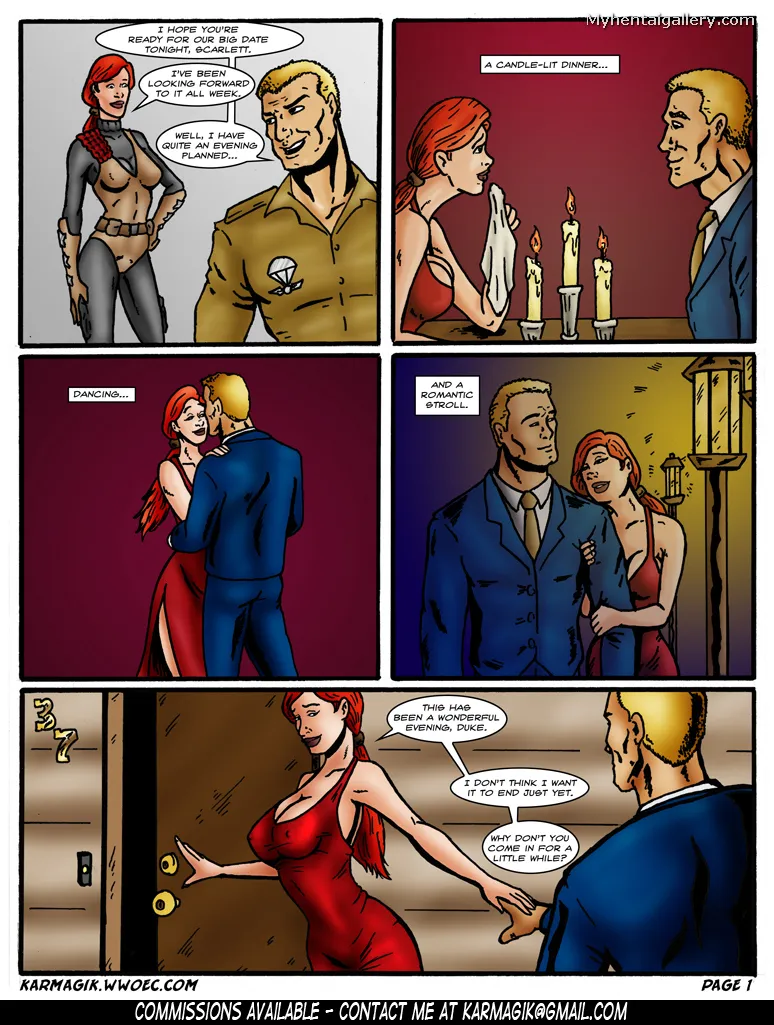 Subjugating Scarlett 1 porno comics Cover