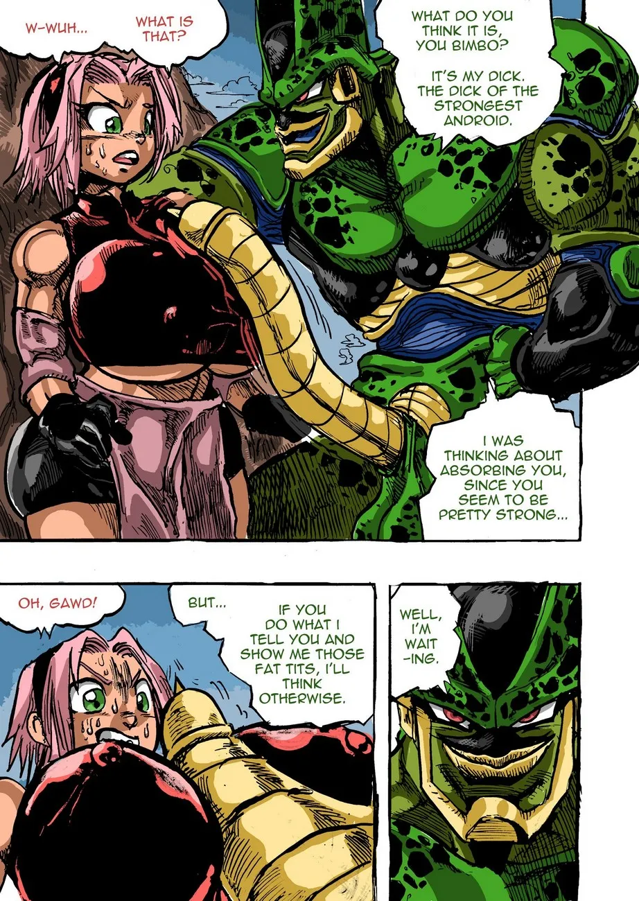 Sakura x Cell porno comics
