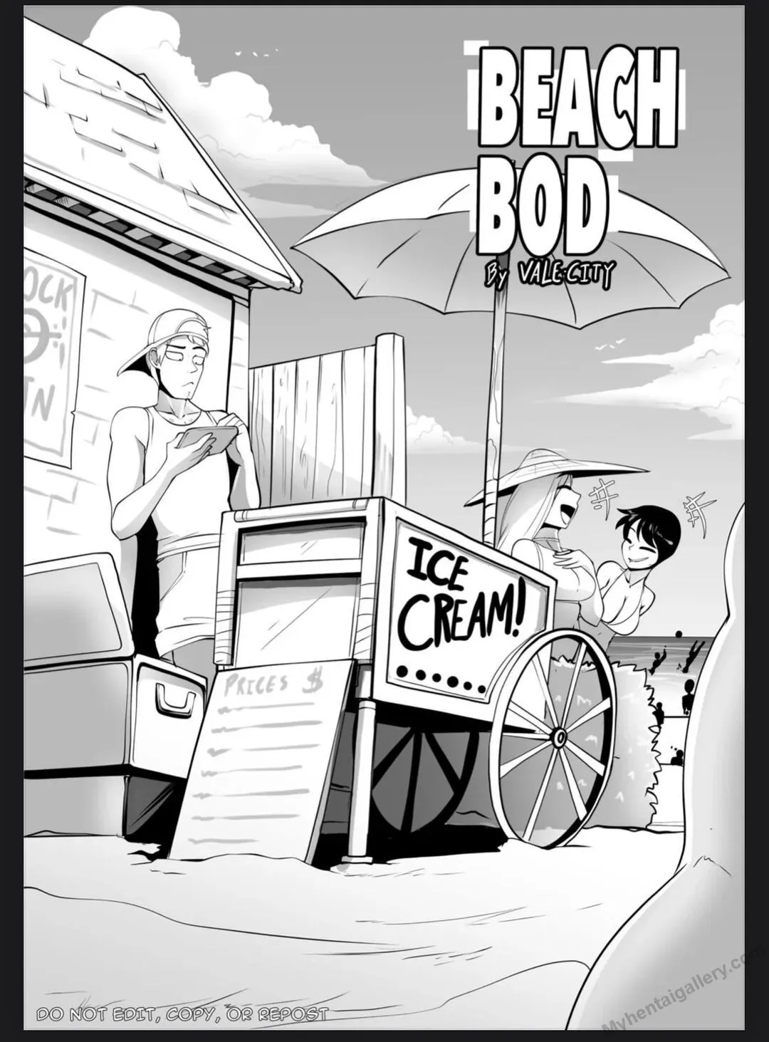 Beach Bod porno comics Cover