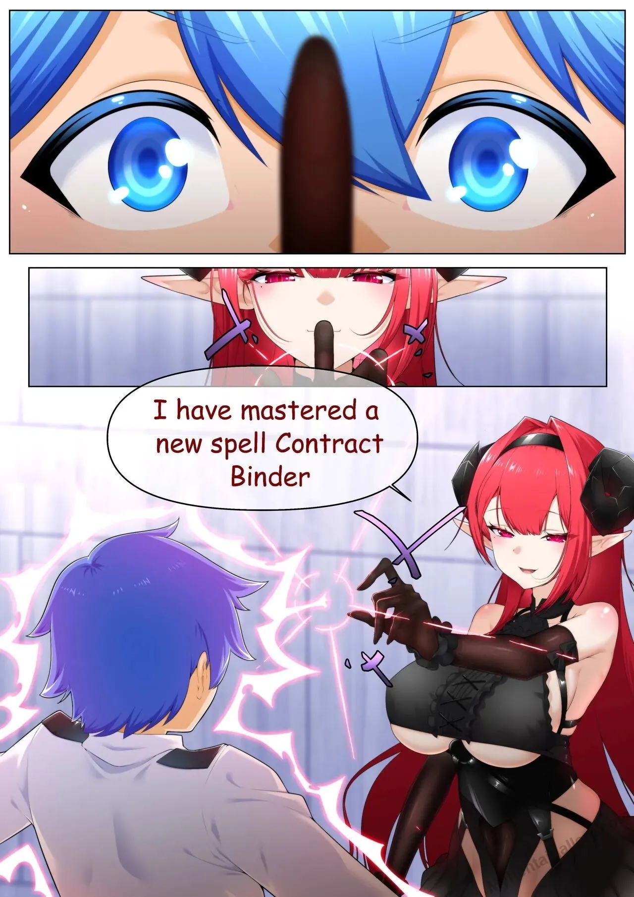 Demonic Diminishment porno comics Cover