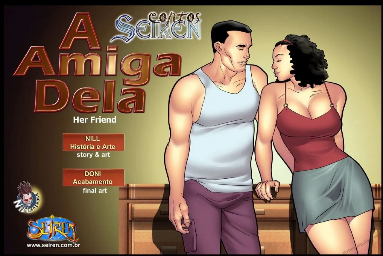 Her Friend porno comics Cover