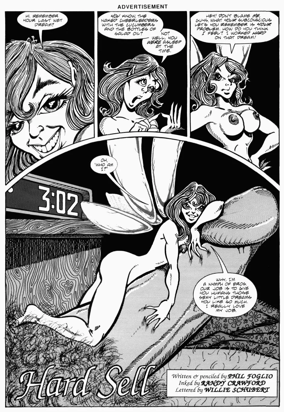 Hard Sell porno comics Cover