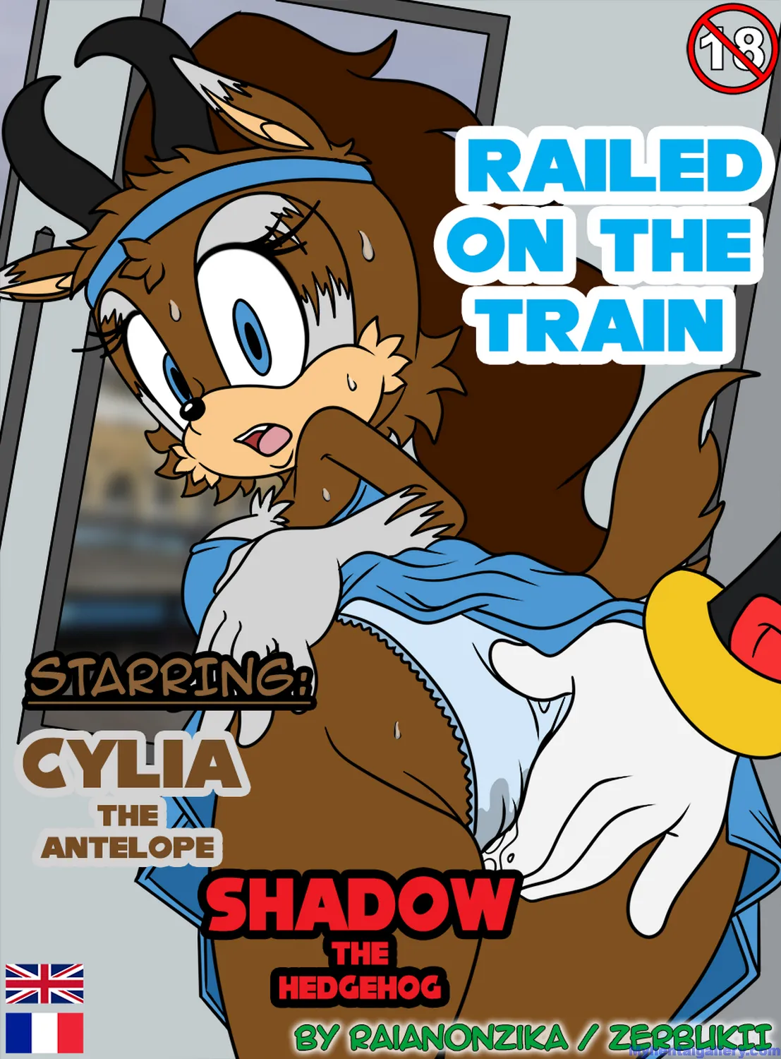 Railed On The Train porno comics