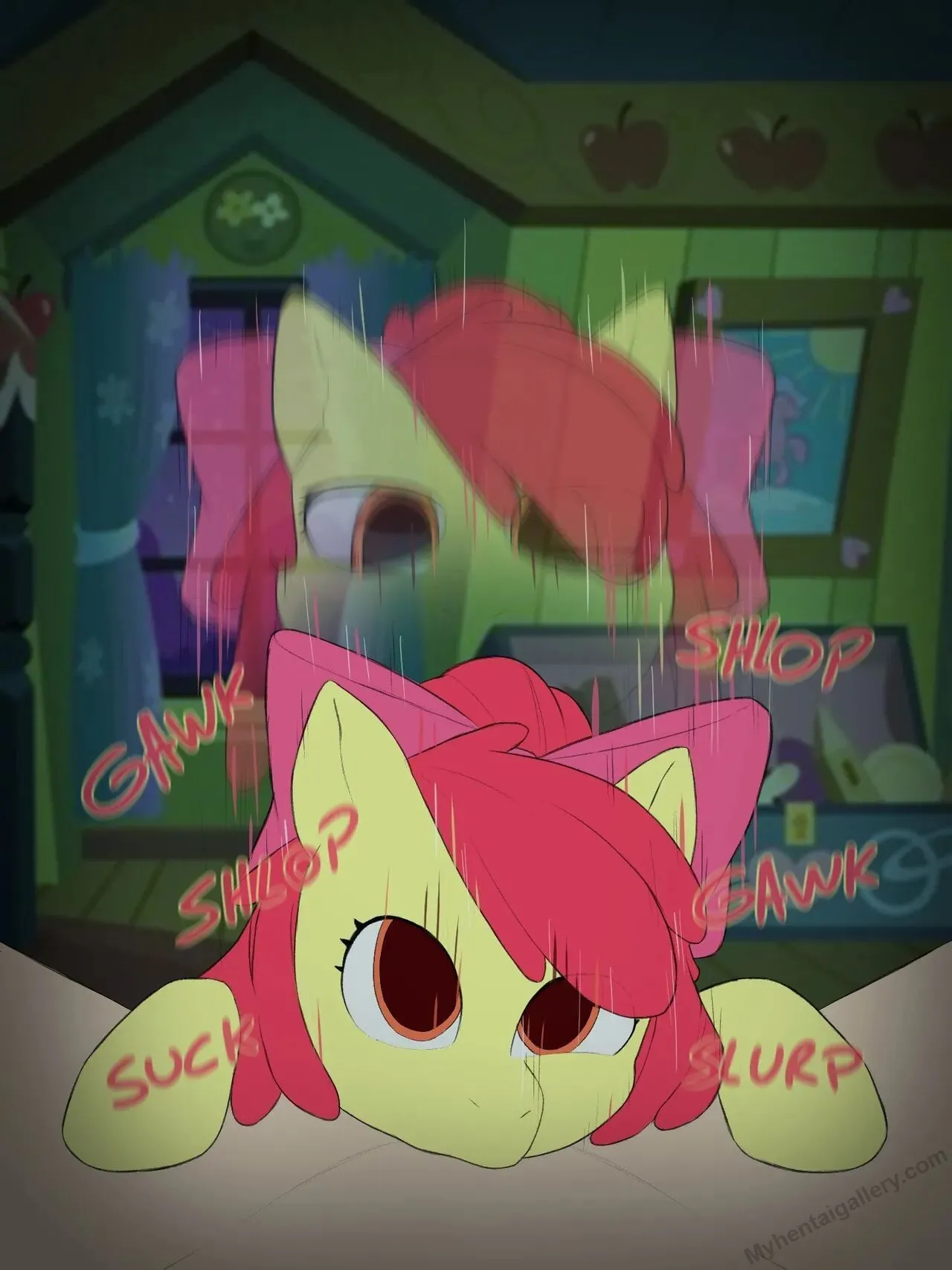 Apple Bloom Blowjob porno comics Cover