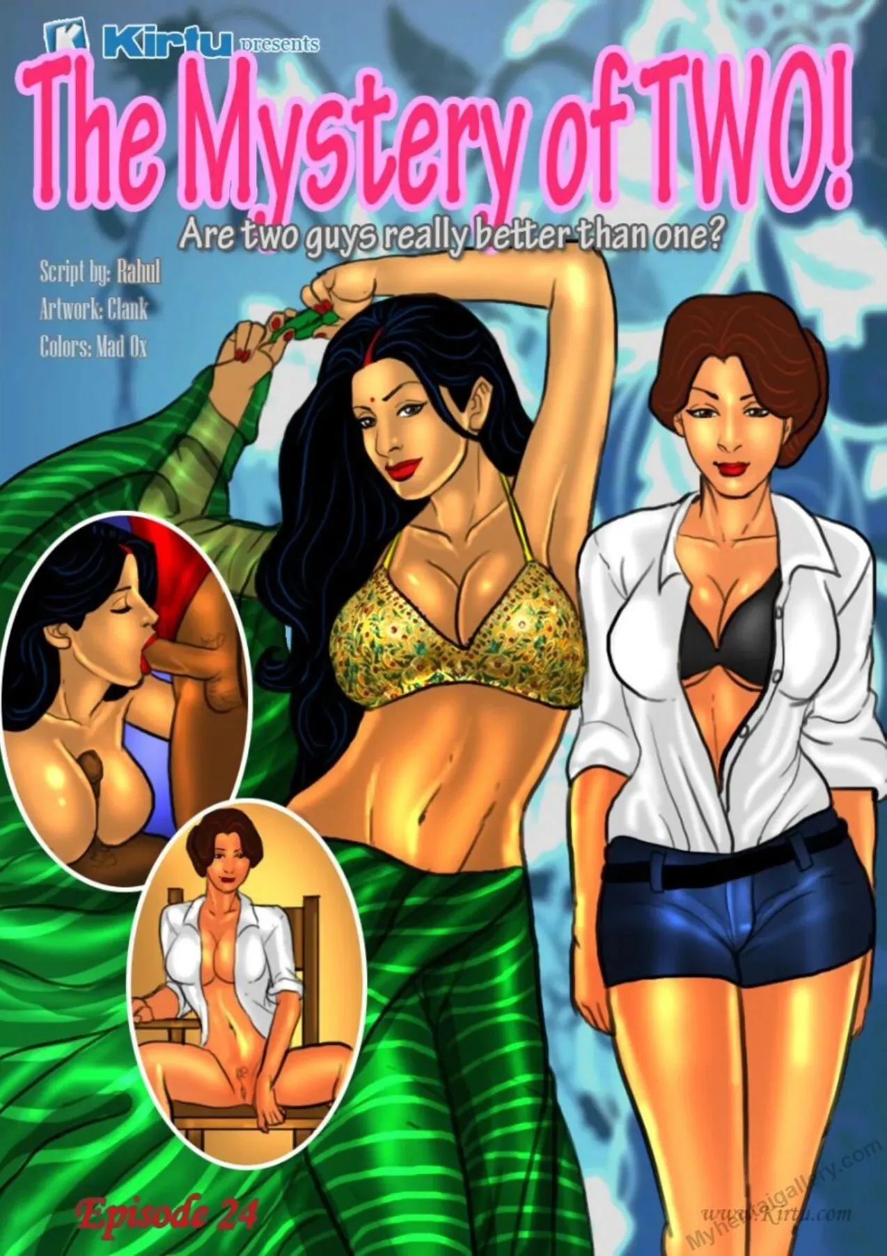 Savita Bhabhi 24 - The Mystery Of Two! porno comics Cover