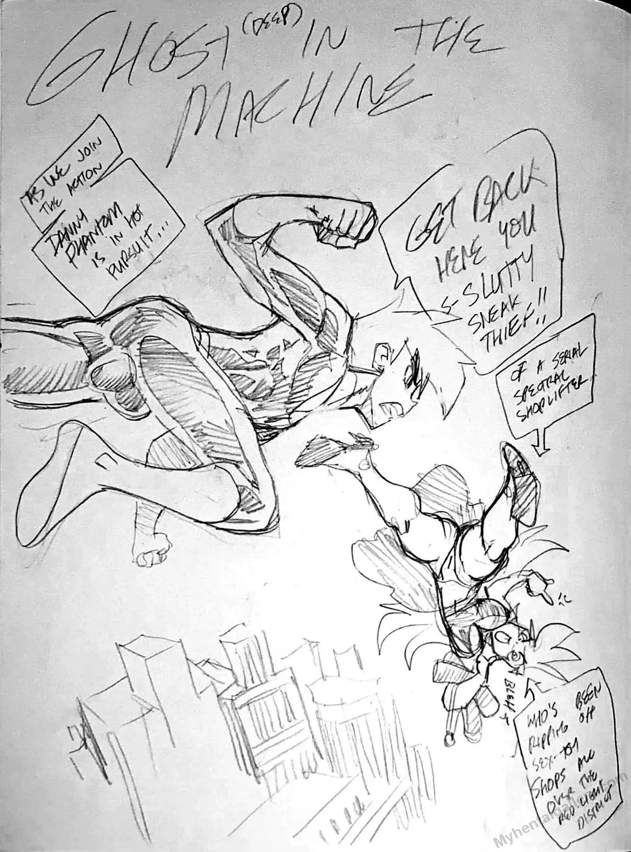 BootyDoc Goof Off - Ghost (Deep) In The Machine porno comics Cover