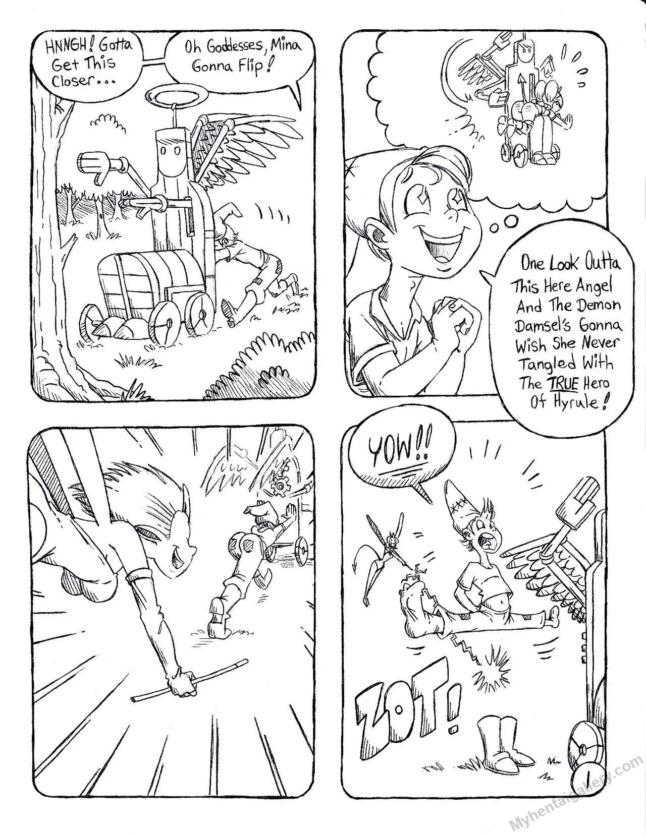 Pixie Attack porno comics Cover