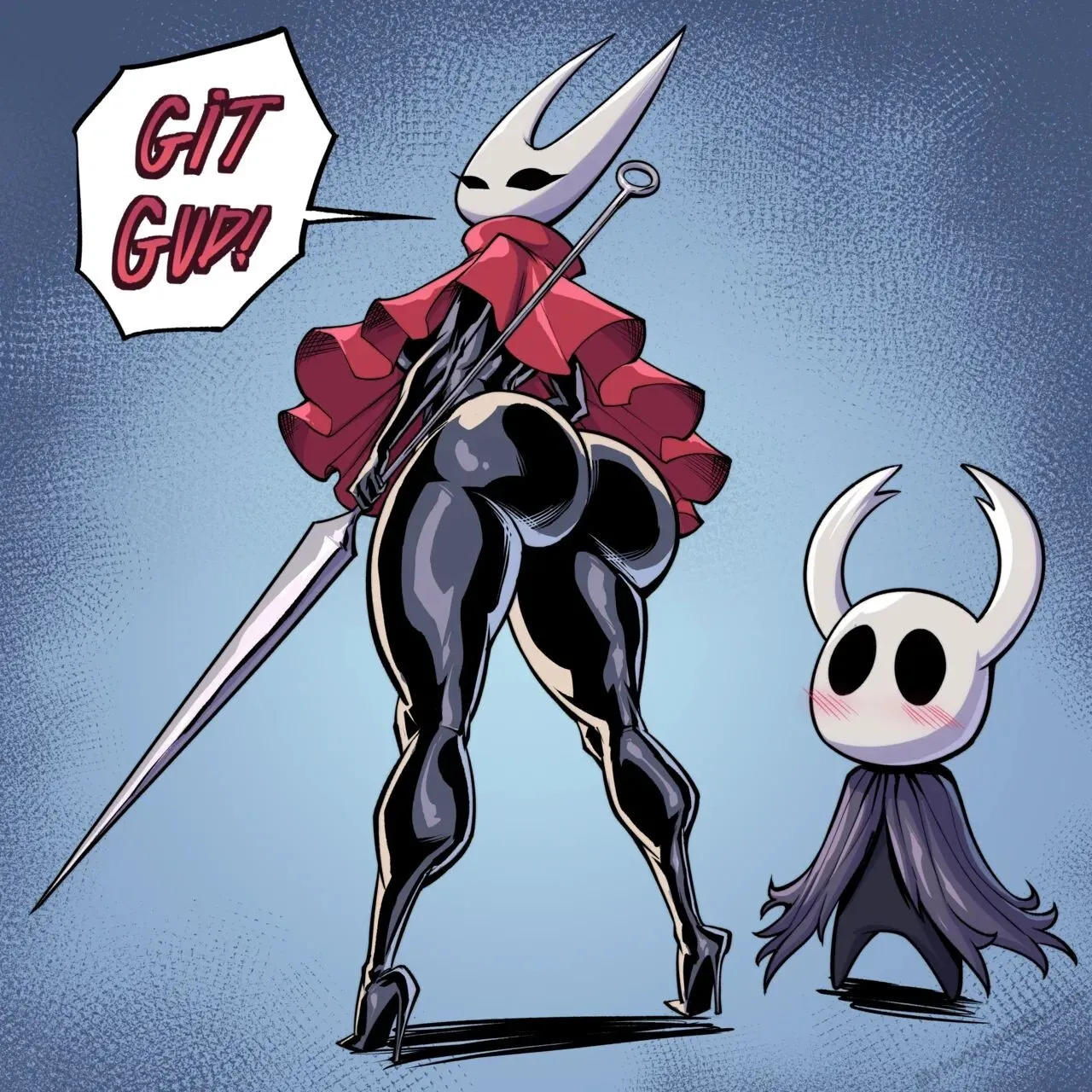 Hollow Knight Got Gud porno comics Cover