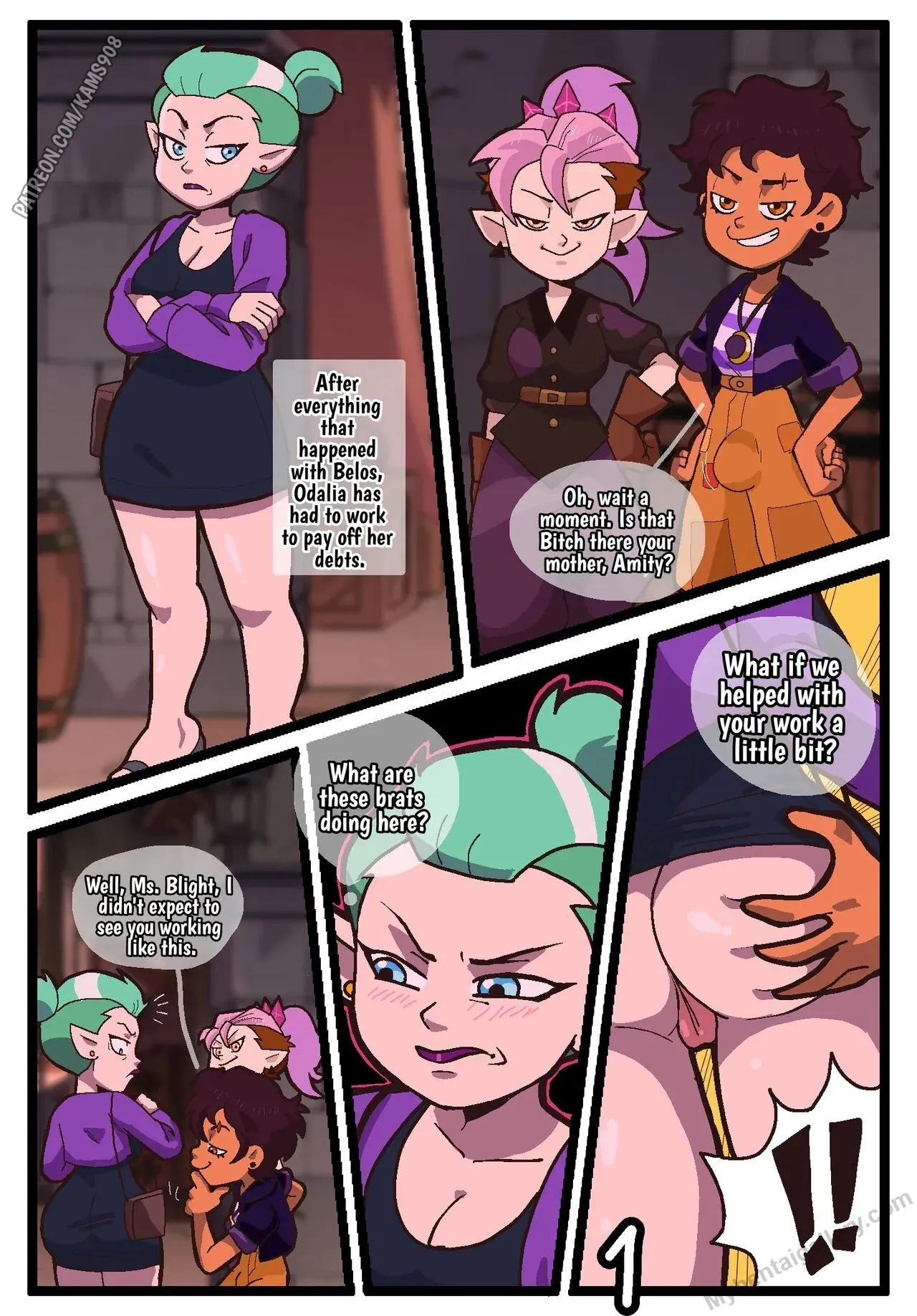 Odalia x Lumity porno comics Cover