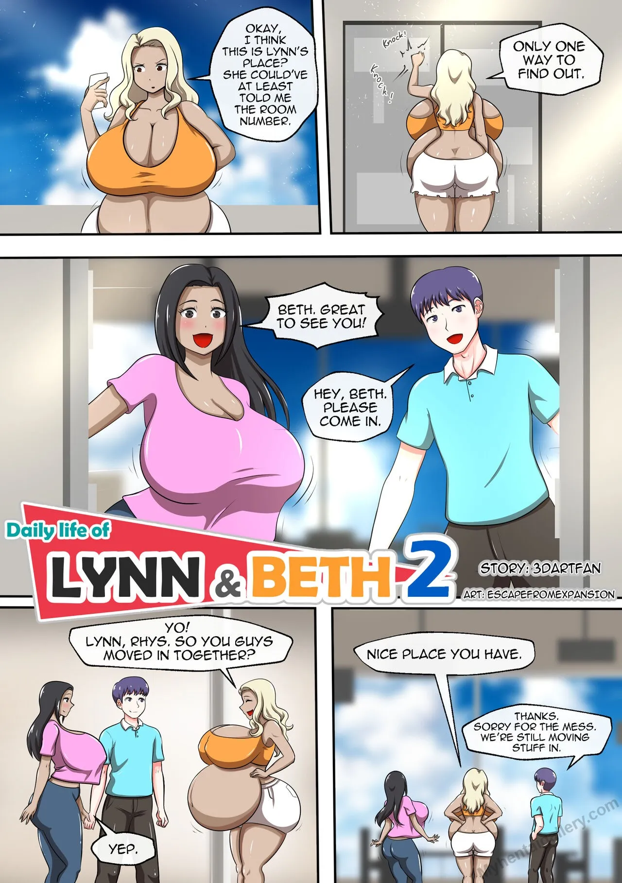 Daily Life Of Lynn & Beth 2 porno comics Cover
