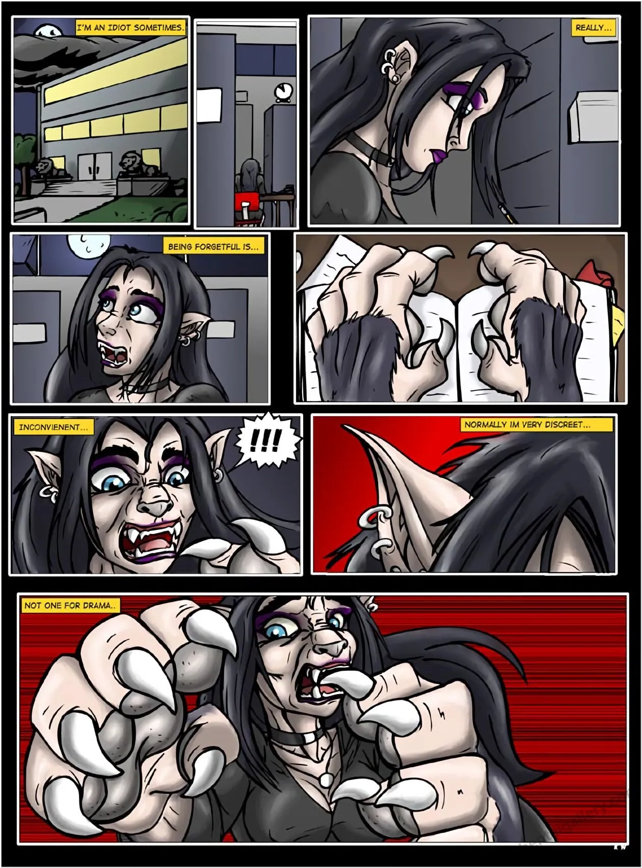 Goth Girl porno comics