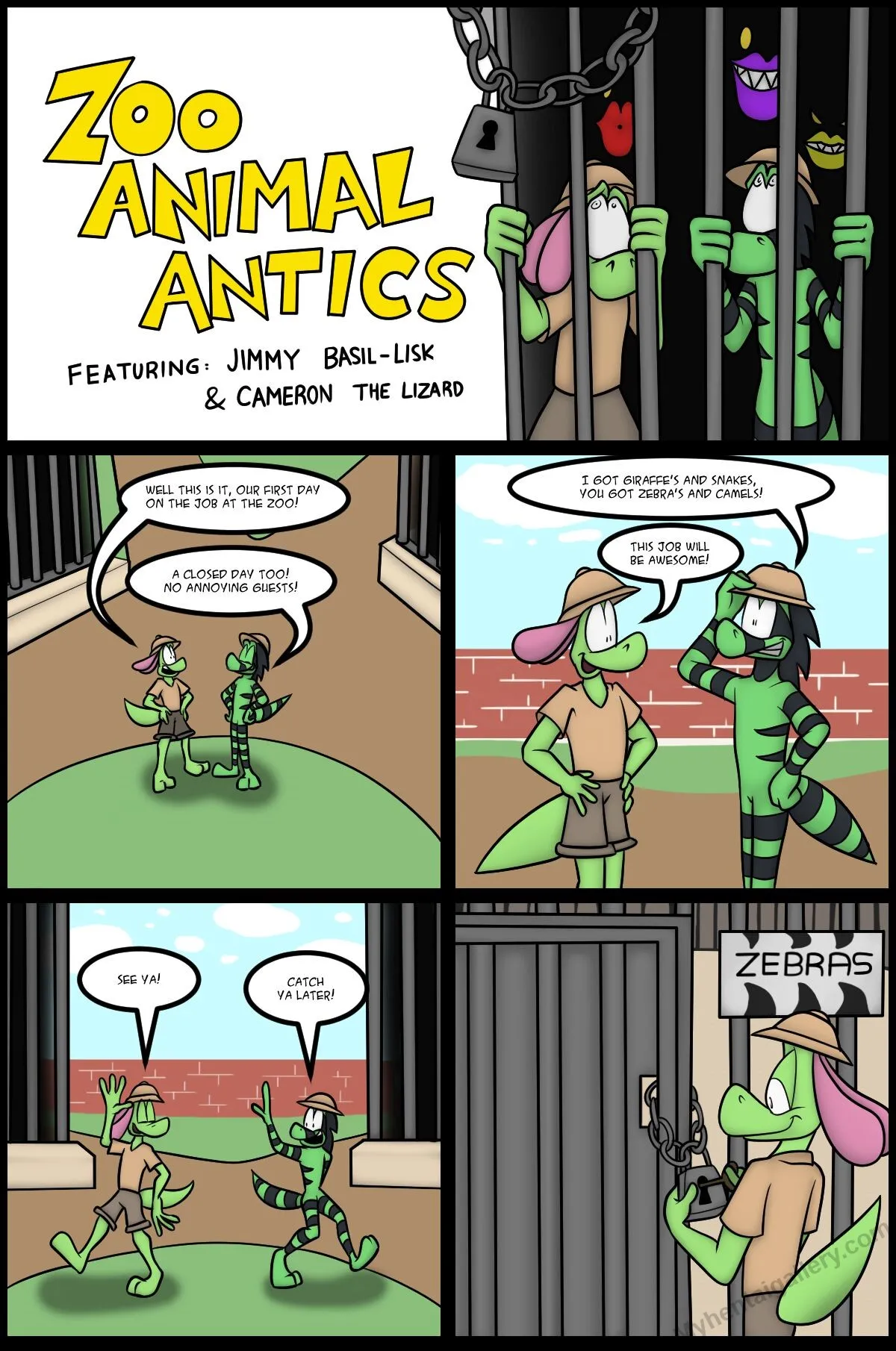 Zoo Animal Antics porno comics Cover