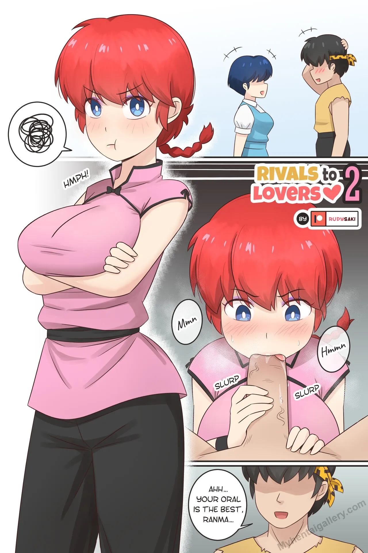 Rivals To Lovers 2 porno comics Cover