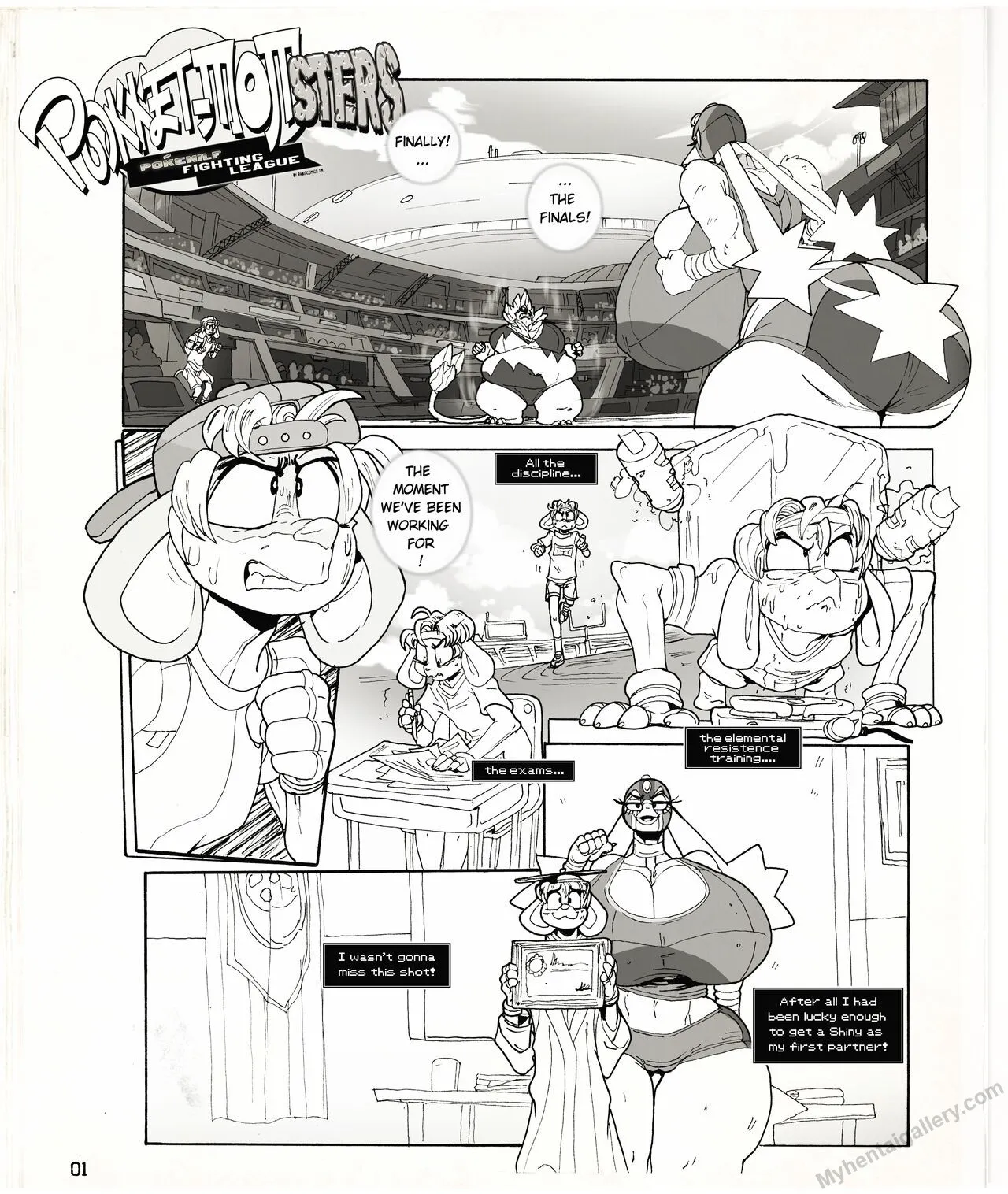 Pokket Momsters porno comics Cover