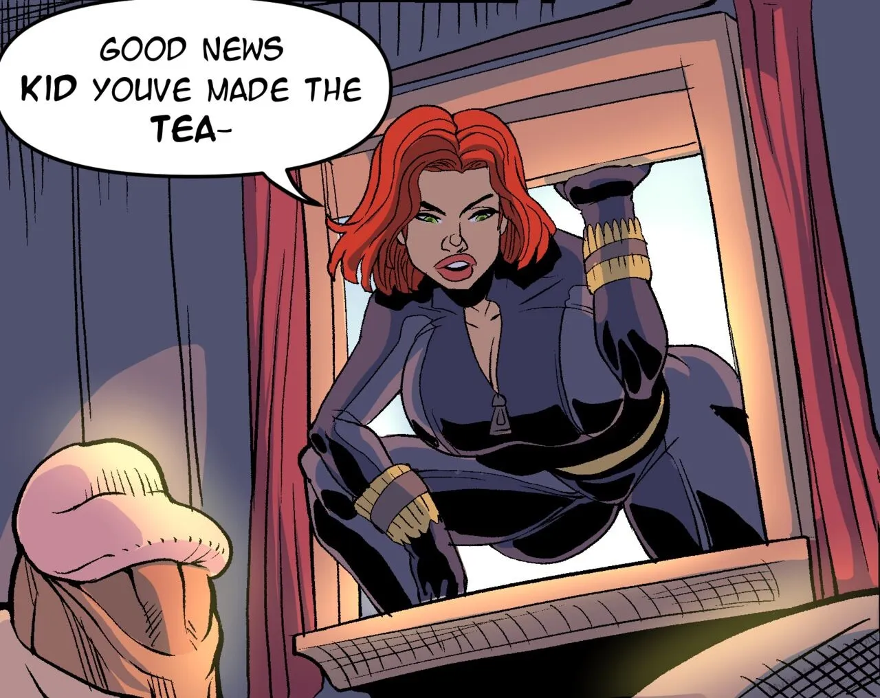 The New Avenger porno comics