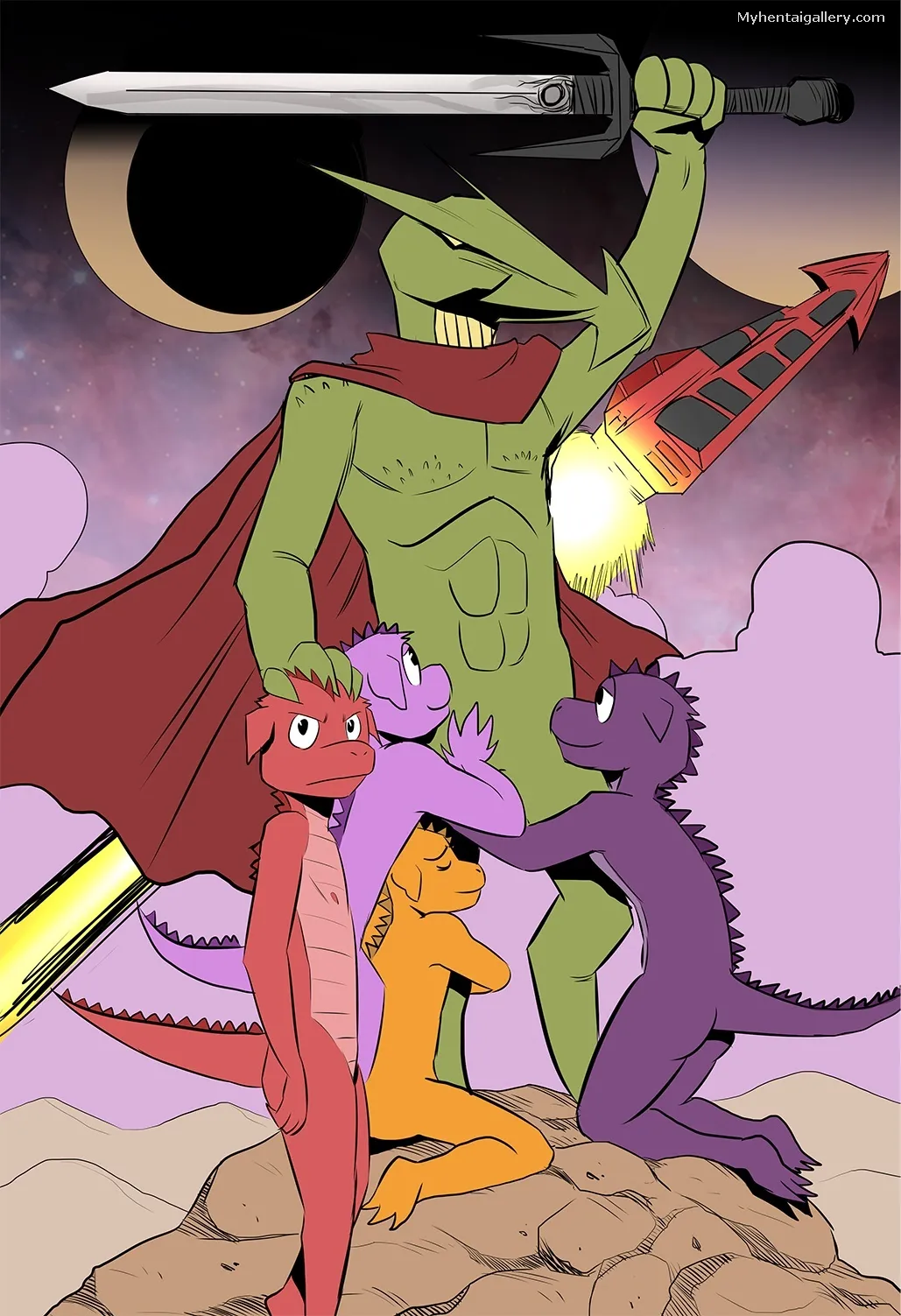 The Warlock's Reward porno comics Cover