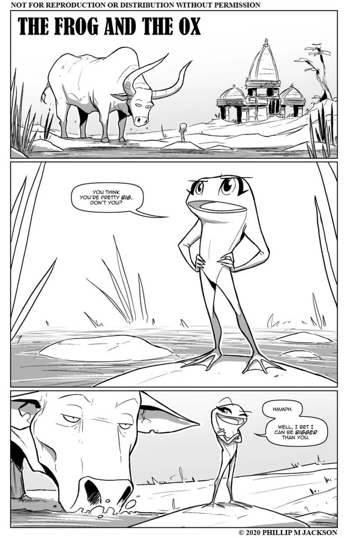 The Frog And The Ox porno comics Cover
