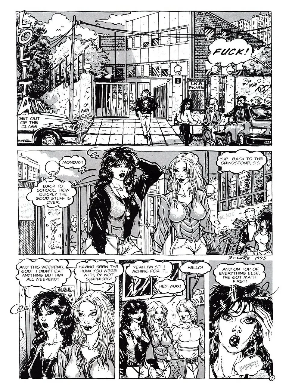 Lolita - Get Out Of The Class porno comics