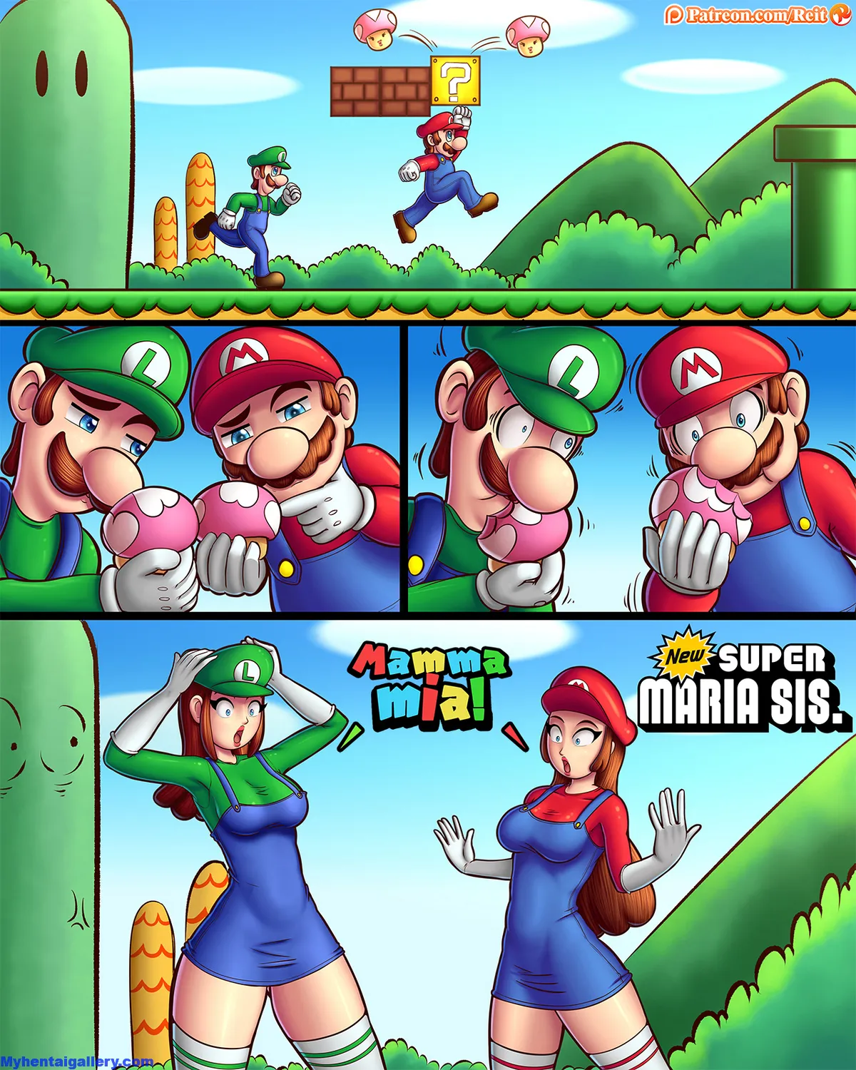 New Super Maria Sis porno comics