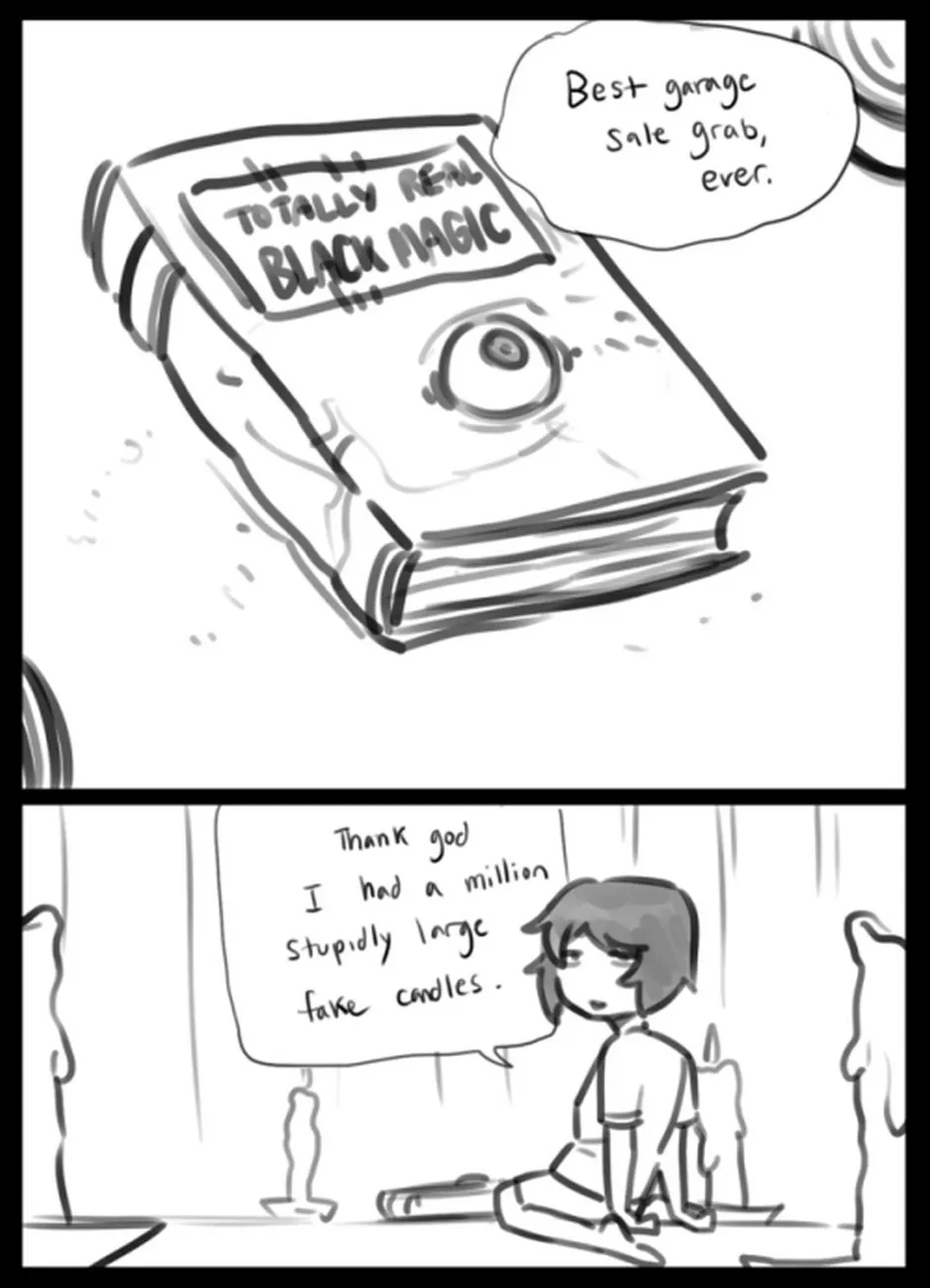 Totally Real Black Magic porno comics